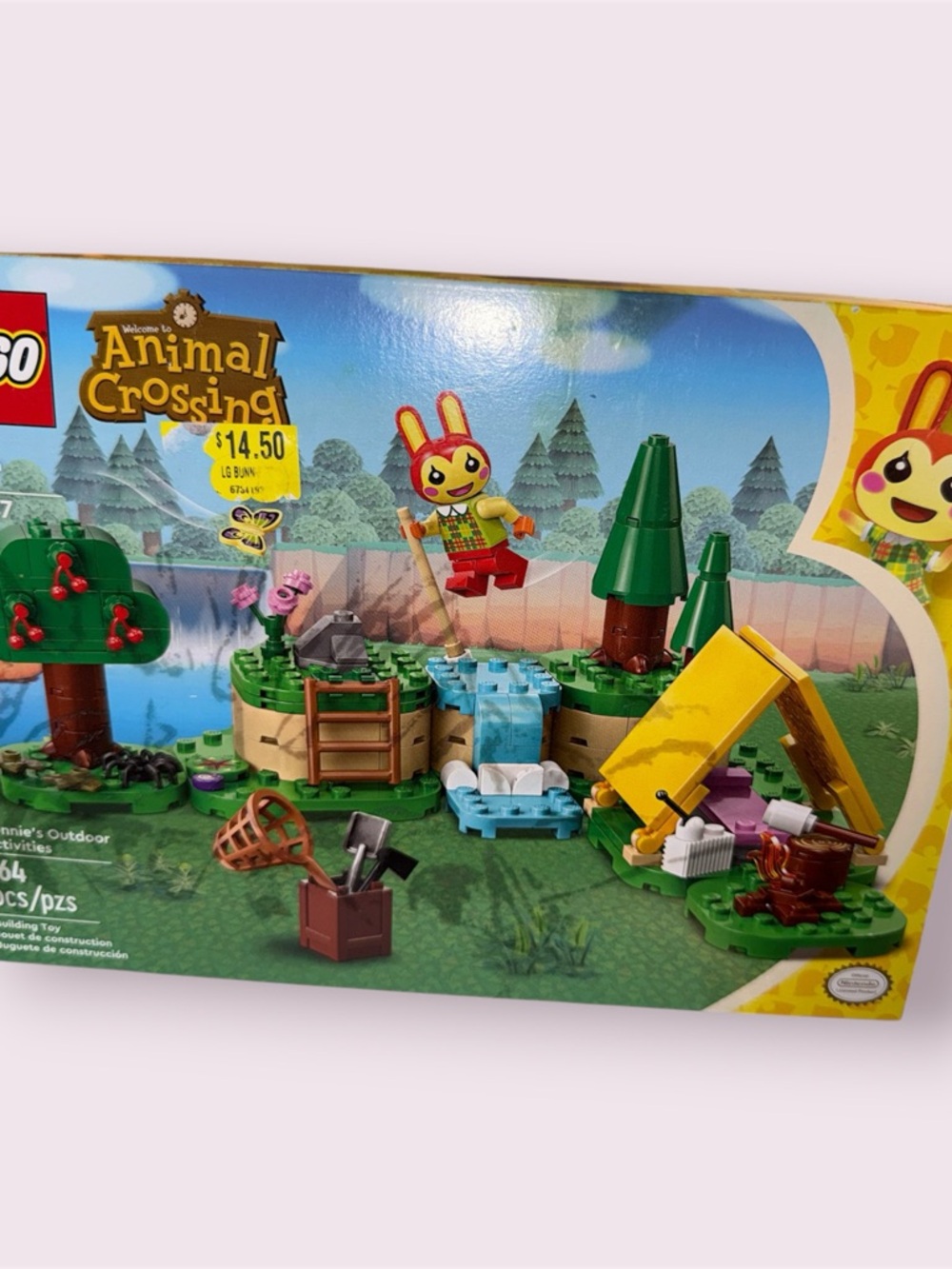 Lego Animal Crossing Yellow Tent & Green Campsite Playset